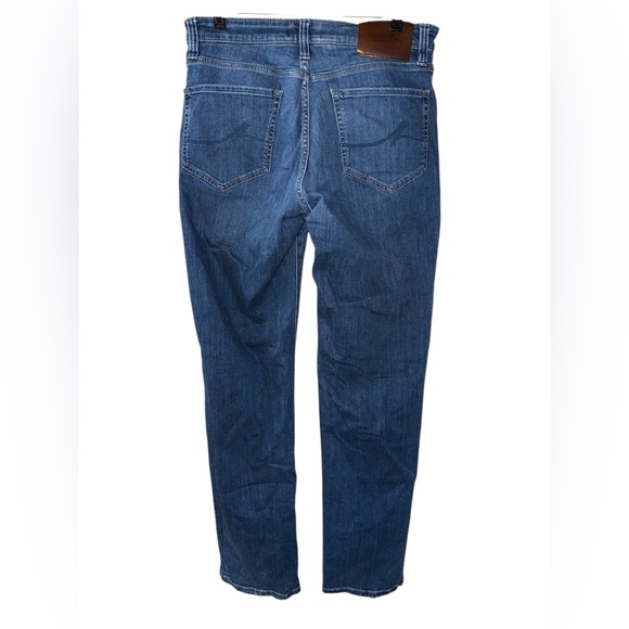 34 Heritage Charisma Relaxed Classic Straight Leg Jeans Dark Blue Mens 32x34 - Picture 6 of 14